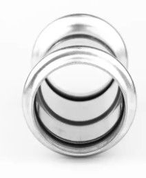 OEM Press Fit Fittings Stainless Steel Equal Coupling ตัวอย่างฟรี