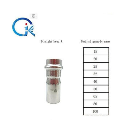 SS304L กดฟิตติ้งท่อชายหญิงอะแดปเตอร์ DN15mm ฟอร์จขัด