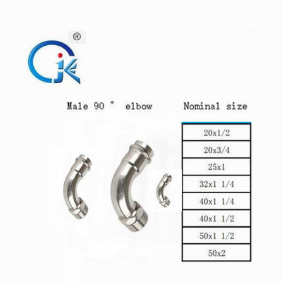 OEM สแตนเลสข้อศอก 90 องศาตัวอย่างฟรีมาตรฐาน ANSI