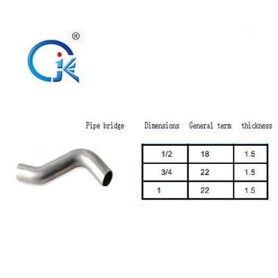 ฟิตติ้งโปรไฟล์ OEM V 1.6MPa สแตนเลส 90 องศาโค้ง