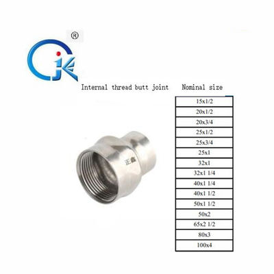 ฟิตติ้งกดโปรไฟล์ M นิกเกิลสีขาวข้อต่อสลิปเหล็กคาร์บอนชุบสังกะสี