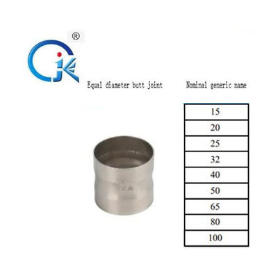 ฟิตติ้งกดโปรไฟล์ DVGW / WRAS M 1.6MPa ข้อต่อฟิตติ้งสแตนเลส