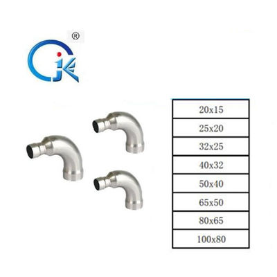 DN20 อุปกรณ์กดเหล็กกล้าคาร์บอนนิกเกิลสีขาวข้อศอก 90 องศา ISO9001
