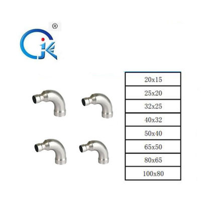 DN20 อุปกรณ์กดเหล็กกล้าคาร์บอนนิกเกิลสีขาวข้อศอก 90 องศา ISO9001