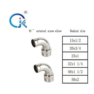 OEM เหล็กกล้าคาร์บอนกดฟิตติ้ง DN20 ข้อศอก 90 องศาชายหญิง