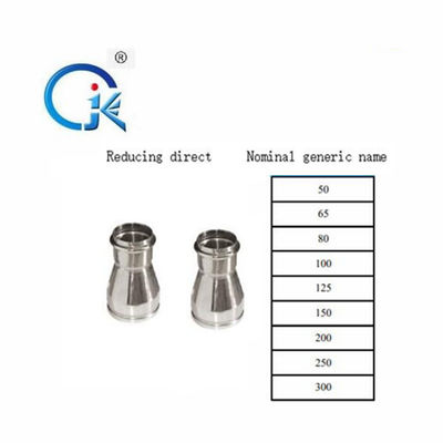 ฟิตติ้งร่องสแตนเลสสังกะสีหลอม DN50 ตัวอย่างฟรี