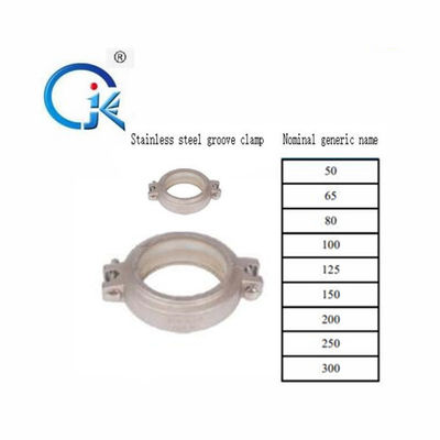 หน้าแปลนท่อ OEM 2Mpa สแตนเลสร่องฟิตติ้งฟอร์จ 304 SS แคลมป์เชื่อม