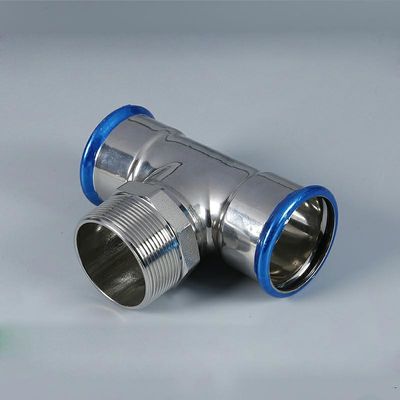 ข้อต่อฟิตติ้งสเตนเลสเป็นมิตรกับสิ่งแวดล้อม DN22 - DN55 ข้อต่อท่อกด